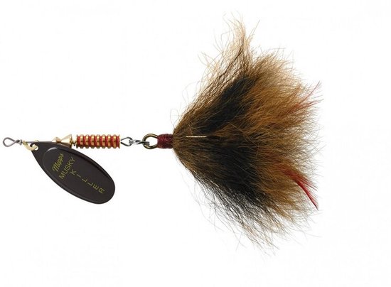 Mepps Musky Killer black - #15 - 15 gram - Fishing-bait.nl van Mepps