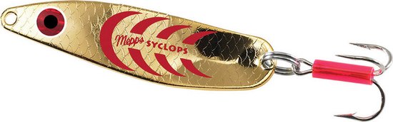 Mepps Syclops Gold/Red - #00 - 5 gram - Fishing-bait.nl van Mepps