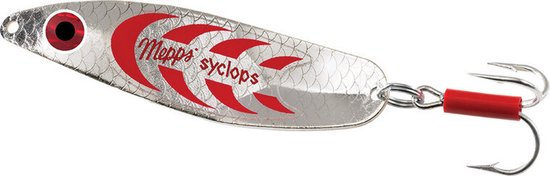 Mepps Syclops Silver/Red - #00 - 5 gram - Fishing-bait.nl
