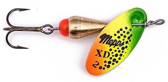 Mepps Xd tiger/gold - #1 - 3 gram - Fishing-bait.nl