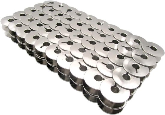 merk-#9033S Metalen spoel Compatibel met/vervanging voor Pfaff merk Home 130,230,360,1197,1471,1473,1475,1520,1530,2024,2025,2026,7560 Industrieel138,238,335,438,463 Adler merk 67,68,69(100PCS)