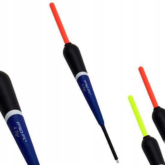 Merkloos doorvoer dobber 4g, 15,7 cm, met lichtgevende antenne