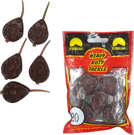 Merkloos Inline Lood Set 5x 90g met Anti-Knoop Huls