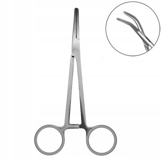 Merkloze Gebogen Visserij Tang - 18 cm