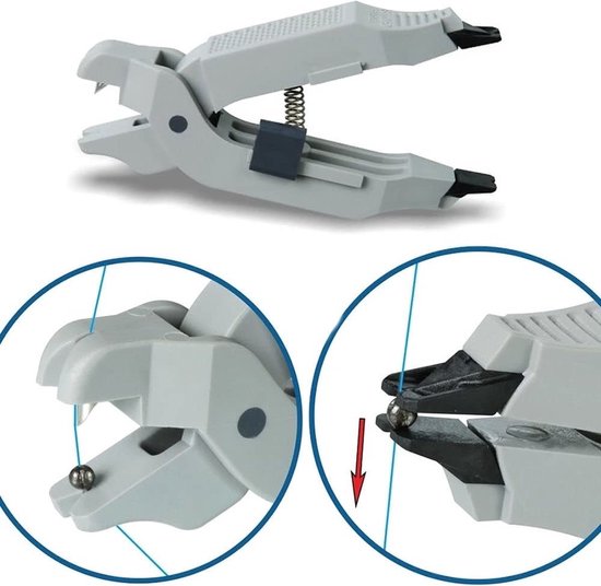Merkloze Hengelsport Tang voor Loodjes - 9.5 cm