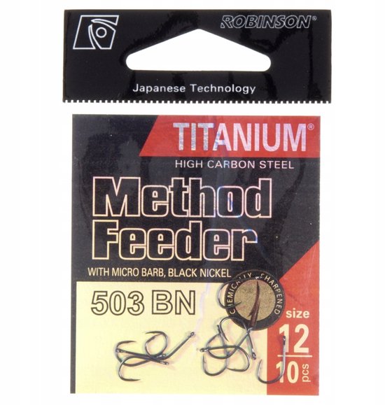 Merkloze Method Feeder Hook - Maat 16 - 10 stuks