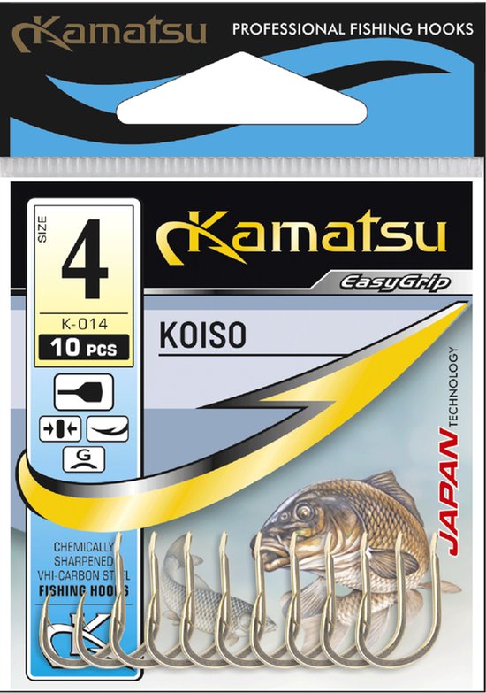 Merkloze Vishaakjes Maat 8 - 10 Stuks, Goudkleurig
