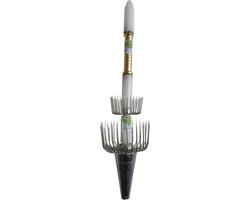 Messing Visserij Lokaas - Totanara - Inktvis Vangen - Inclusief Knipperlicht - 35 cm - Wit