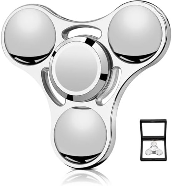 Metaal Handdraaitol - Stressverlichtend Speelgoed met Lange Draaitijd van Merkloos