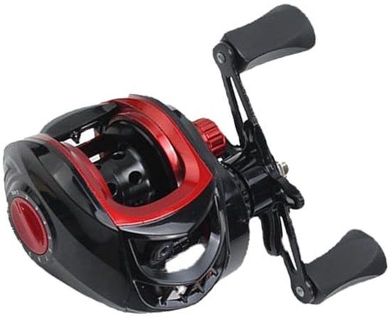 Metal Baitcasting Reel, Long Cast Spool 7.2:1 Gear Ratio Baitcaster Fishing Reel for Saltwater Freshwater Fishermen