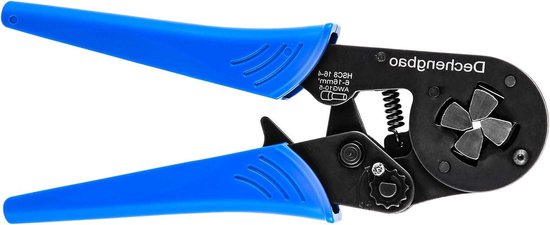 Metal Cap Crimping Pliers 16-4 Square Jaw Wire Crimping Pliers - Ferrule Terminals Ratchet Crimping Tool van HKS