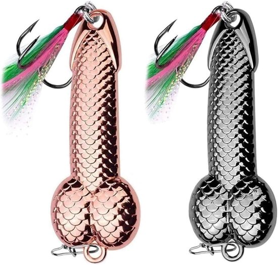 Metalen aas voor vissen met veer - 2 stuks drielingen vishaken voor knipperlichten, spinners en forelvissen, ideaal als cadeau voor mannen, baars en snoek vissen