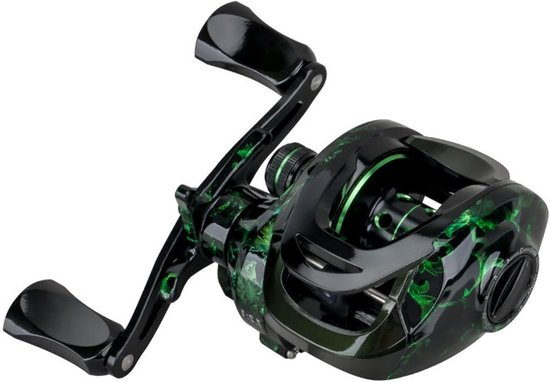 Metalen Baitcasting Reel 7.2:1 met Magnetische Rem - 20 Niveaus Verstelbare Visserij Reel voor Zoutwater en Zoetwater Visserij met Fine-Tuning Knop