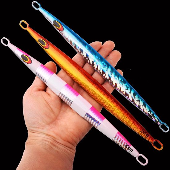 Metalen Jigging Lepel - Kunst aas - Zeevissen - Duurzaam metaal - 80-200G