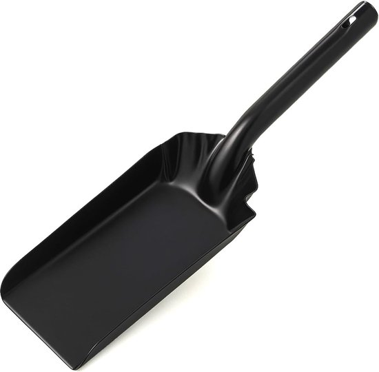Metalen schep voor open haard en grill - geëmailleerd ijzer