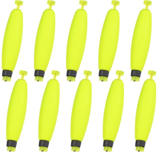 METERXITY Pack Vissen Bobbers Floats, EVA Foam Gewogen Bobbers, Clip-on Floats Slip Kurken Floaters Sterke Boeien