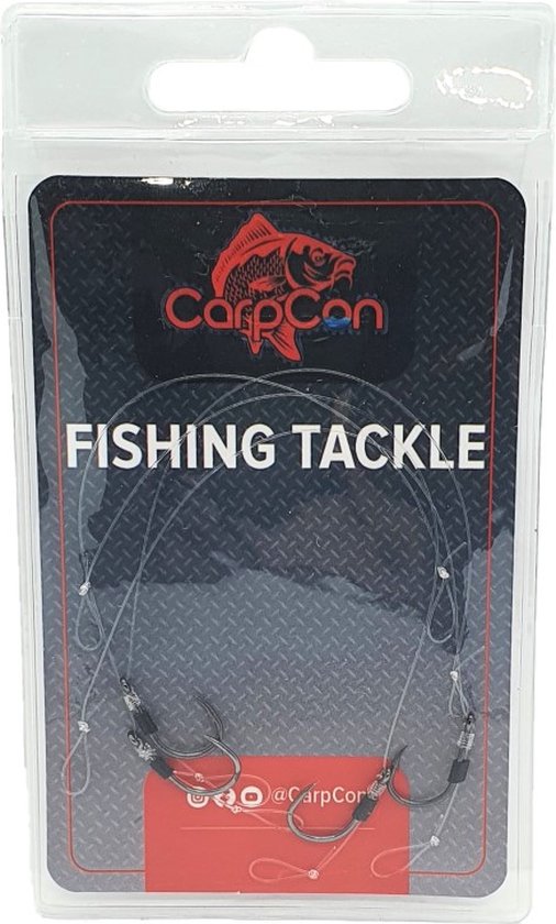 Method Hair Rigs - Haakmaat #10 - 0.24mm nylon - 4 stuks - 10cm - 4kg/8.8lbs - Method Feeder Rigs - Karper/Witvis Onderlijnen van Merkloos