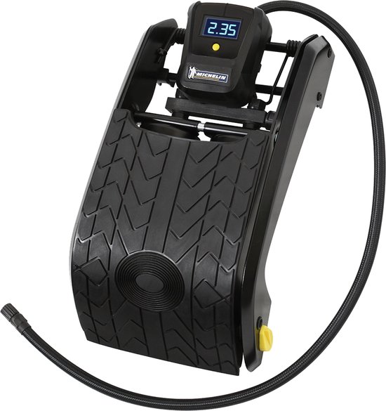Michelin Dubbele Voetpomp met Digitale Drukmeter - 7 bar van Michelin