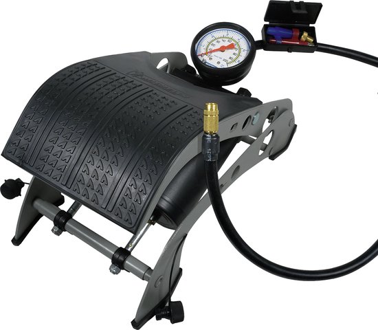Michelin Voetpomp Dubbele Cilinder - Met Manometer - 7 bar van Michelin