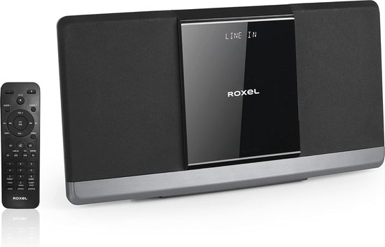 Micro HiFi Systeem met CD-speler, DAB/DAB+/FM-radio en Bluetooth - Compact en Stijlvol Design van Mi