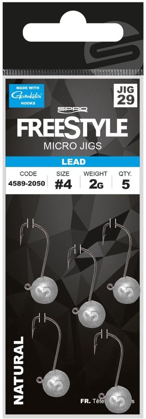 Micro loodkop Freestyle Jigs 2,5 cm (x5)