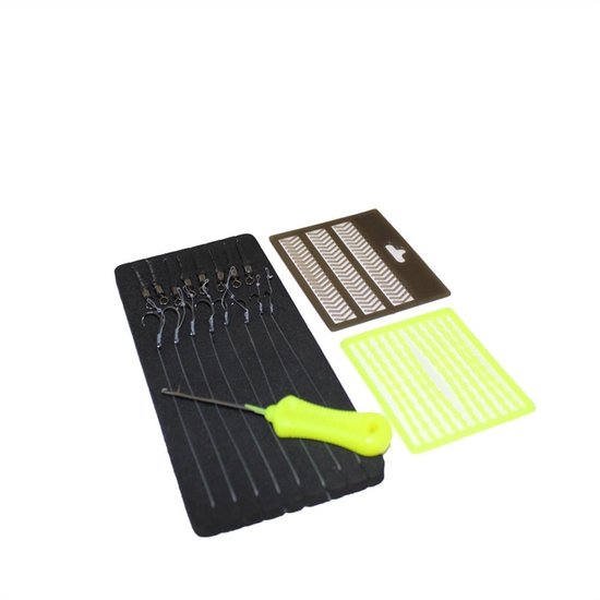 Mijn Eerste Karper Onderlijnenset – Karper Rig Set Kant-en-klare Onderlijnen Hair Stoppers