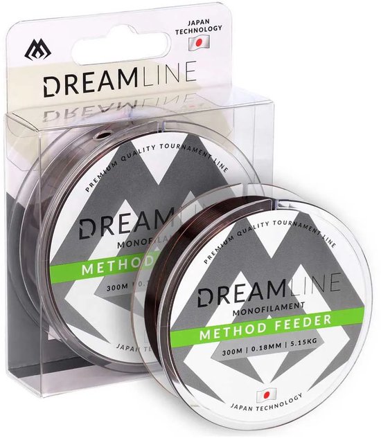 Mikado Dreamline Method Feeder Monofilament 300 M Zwart 0.200 mm