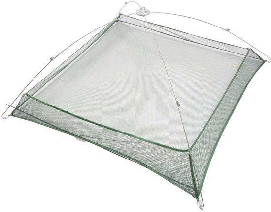 Mikado Drop Vistuig Fuik Transparant 100 x 100 cm