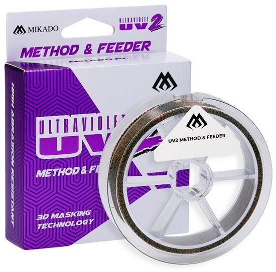 Mikado Feeder Vislijn 0.25 mm - Method Feeder Lijn 11.7 kg - 150m - Nylon Visdraad van Mikado