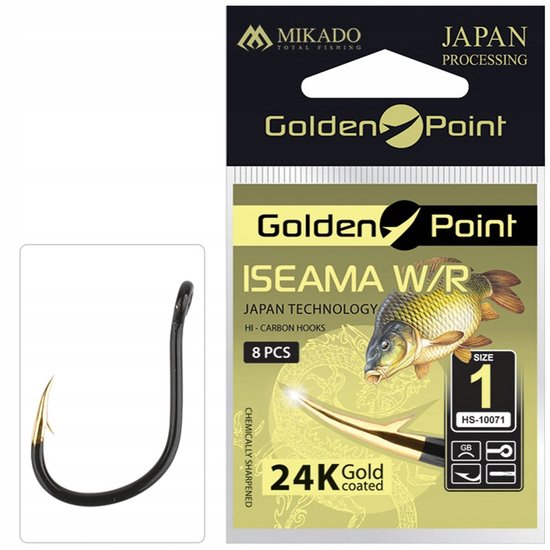 Mikado Golden Point Iseama W/R Haken Maat 12 GB - 10 Stuks
