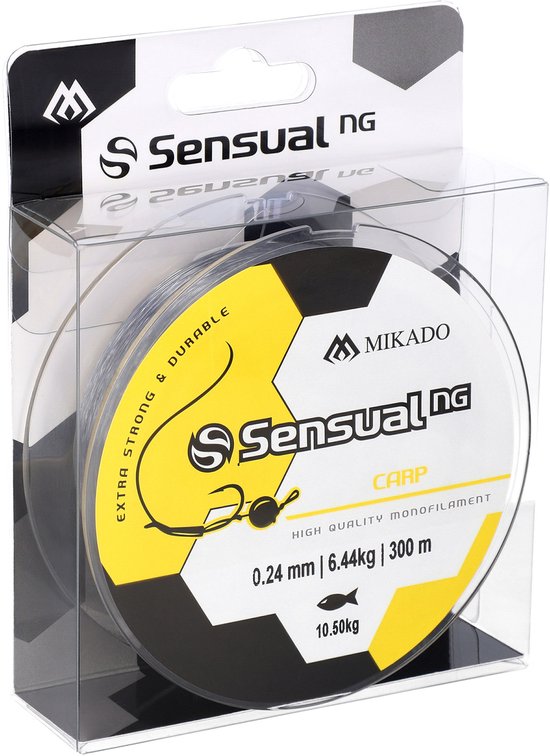 Mikado Karperlijn 0.40 mm – Nylon Vislijn 26.5 kg – Gele Visdraad 300 m voor Karpervissen