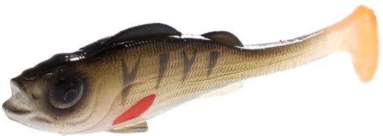 Mikado - Kunstaas – Realistische Softbait Roofvis – Real Fish Perch 9,5 cm – 4 Stuks – Natuurlijk - Softbait van Mikado