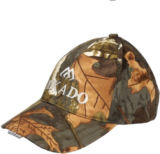 Mikado LED Vispet Camouflage – Pet met Verlichting voor Nachtvissen