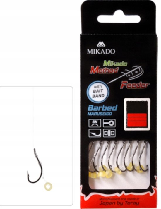 Mikado Method Feederhaak met elastiek - Maat 4 - 8 stuks van Merkloos