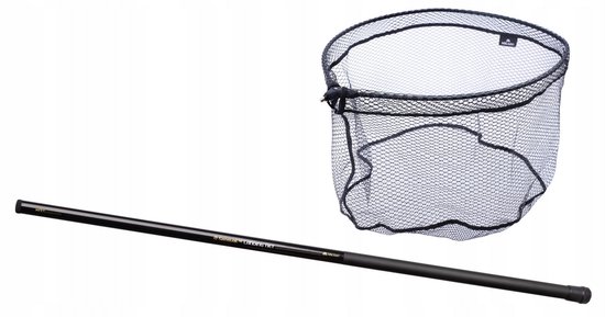 Mikado Onderwaternet Steel 3m + Grote Rubberen Nettenmand van Mikado