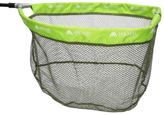 Mikado Opvouwbare Landingsnetkop 50x45 cm – Zacht 5 mm Mesh – Compact & Sterk Schepnet voor Grote Vissen van Mikado