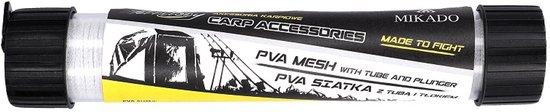Mikado PVA Mesh Set 44 mm 5m – PVA Net voor Karper & Method Feeder – Inclusief Tube & Plunger