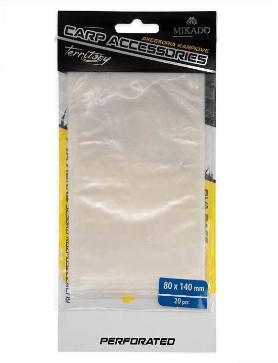 Mikado PVA Zakjes – Geperforeerd – 80×140 mm – 20 Stuks – Sneldissolverend van Merkloos