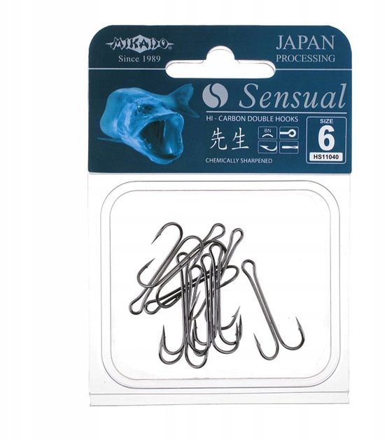 Mikado Sensual Dubbele Dreggen - 6 Stuks - Maat 2/0