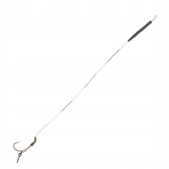 Mikado Slip D-RIG karperprieel, maat 4, 23 cm, 25 lbs, zonder weerhaak, 2 stuks