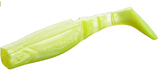 Mikado Softbait Shad 7 cm – 5 stuks – Fluorescerend Roofvis Kunstaas voor Baars en Snoekbaars van Merkloos