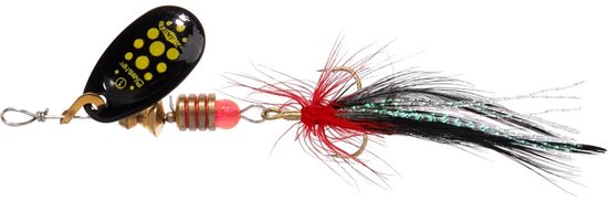 Mikado Spinner Blaster met Kwast 3 – Zilver/21 – 6 g – Beste kwaliteit roofvis spinner van Merkloos