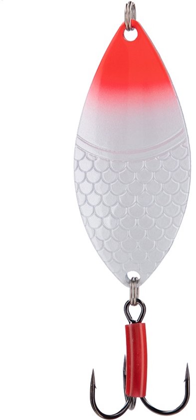 Mikado Spoon Alga 20 g – 6,1 cm – Red Head – Sterk Roofvis Kunstaas van Merkloos