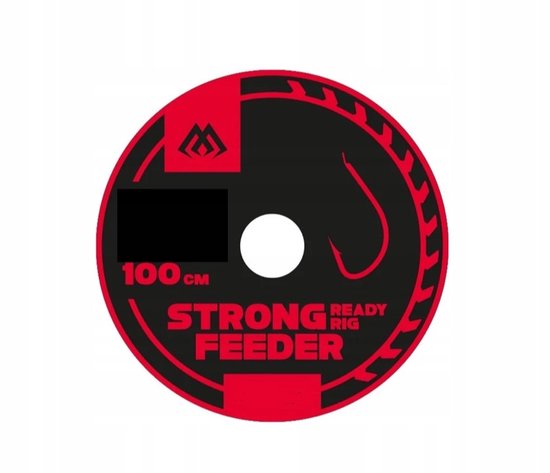 Mikado Strong Feeder Haken - Maat 12 - 0.14mm Lijn - 10 Stuks van Merkloos