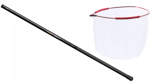 Mikado Telescoop Schepnet 3m Nylon met Drijvers - Vissen van Mikado