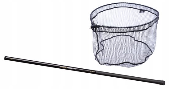 Mikado Telescoop Schepnet 4m met Rubberen Net en Frame van Mikado