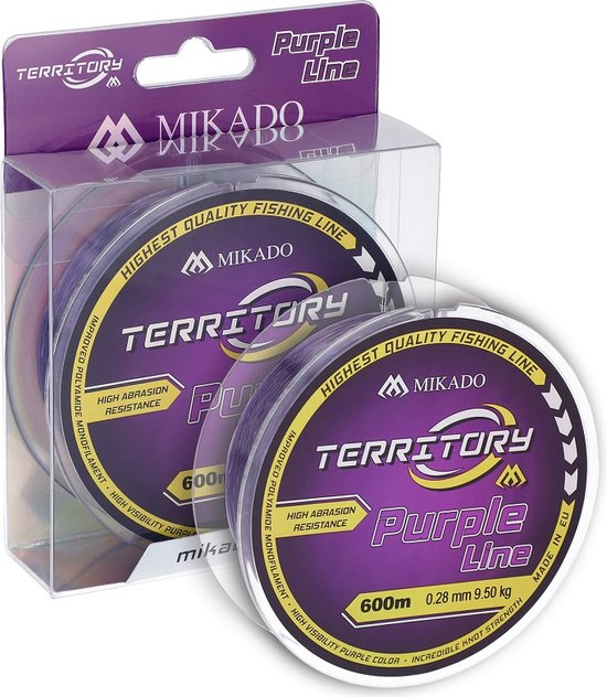 Mikado Territory Monofilament 600 M Paars 0.350 mm van Mikado