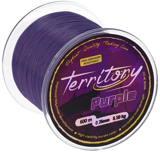Mikado Territory Monofilament 600 M Paars 0.400 mm van Merkloos