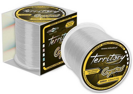 Mikado Territory Monofilament 600 M Wit 0.220 mm van Merkloos