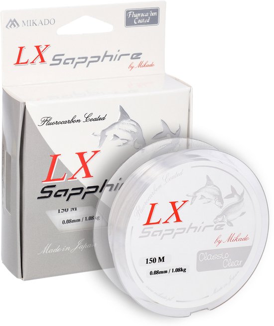 Mikado Transparante Vislijn 0.10 mm - Nylon Vislijn 1.7 kg - 150 m - Monofilament voor Witvis & Roofvis van Mikado